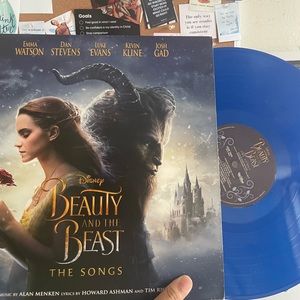 Disney Beauty and the Beast movie vinyl record fr Ariana grande and John legend